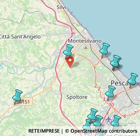 Mappa Via Francesco Iezzi, 65015 Montesilvano PE, Italia (6.405)