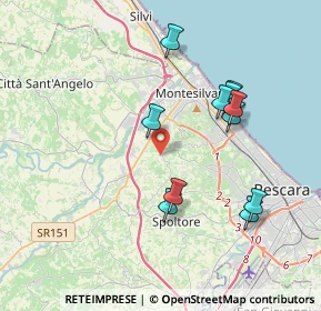 Mappa Via Francesco Iezzi, 65015 Montesilvano PE, Italia (3.82636)