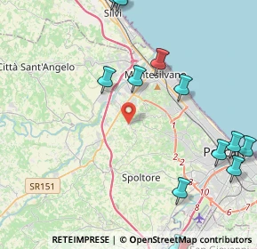 Mappa Via Francesco Iezzi, 65015 Montesilvano PE, Italia (6.13143)