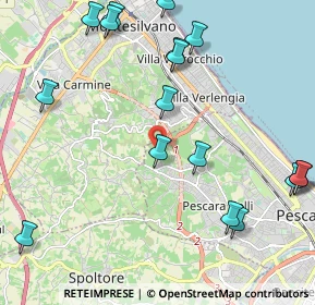 Mappa Strada Vicinale San Michele, 65125 Pescara PE, Italia (2.76824)