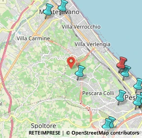 Mappa Strada Vicinale San Michele, 65125 Pescara PE, Italia (3.45)