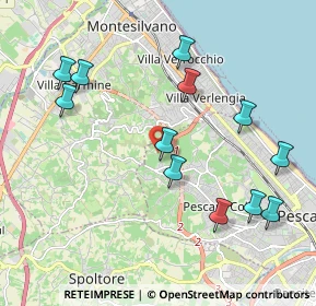 Mappa Strada Vicinale San Michele, 65125 Pescara PE, Italia (2.275)