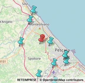 Mappa Strada Vicinale San Michele, 65125 Pescara PE, Italia (4.98909)