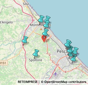 Mappa Strada Vicinale San Michele, 65125 Pescara PE, Italia (4.08333)