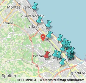 Mappa Pescara, 65125 Pescara PE, Italia (2.2845)