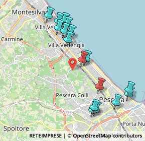Mappa Pescara, 65125 Pescara PE, Italia (2.26222)