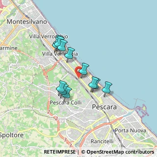 Mappa Via Gian Lorenzo Bernini, 65124 Pescara PE, Italia (1.48)