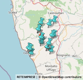 Mappa 87010 Malvito CS, Italia (9.84647)