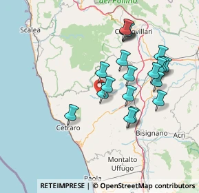 Mappa 87010 Malvito CS, Italia (15.2995)