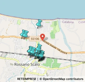 Mappa SS 106 rad., 87067 Rossano CS, Italia (0.9615)