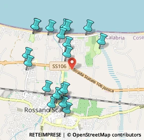 Mappa SS 106 rad., 87067 Rossano CS, Italia (1.1175)