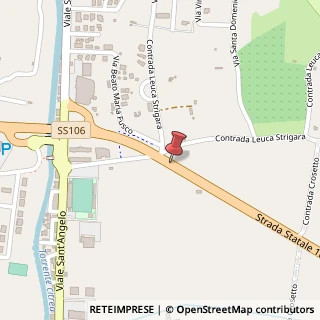 Mappa Strada Statale 106 Jonica, 87067 Rossano CS, Italia, 87067 Rossano, Cosenza (Calabria)