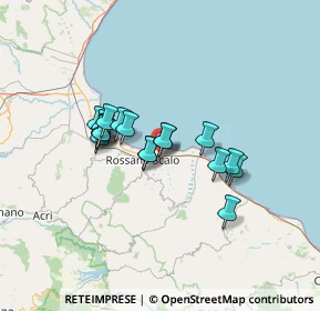 Mappa Contrada Balano, 87067 Rossano CS, Italia (11.00833)