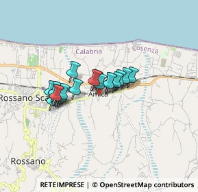 Mappa A.U, 87067 Rossano CS, Italia (1.2875)