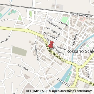 Mappa Viale della repubblica 2/g, 87067 Rossano, Cosenza (Calabria)