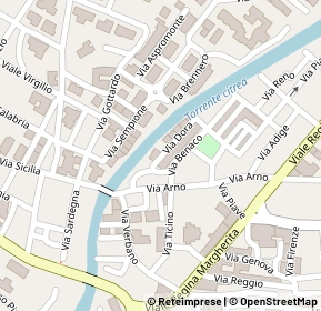 Mappa Via Benaco, 87067 Rossano CS, Italia (0.1)