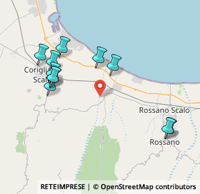 Mappa 87064 Rossano CS, Italia (4.60091)