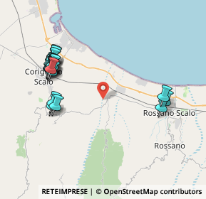 Mappa 87064 Rossano CS, Italia (4.876)