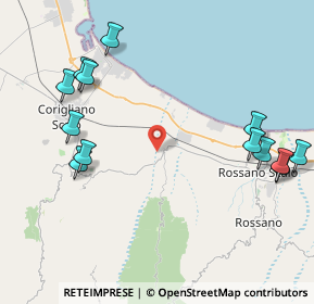 Mappa 87064 Rossano CS, Italia (5.58846)