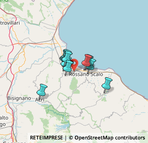 Mappa 87064 Rossano CS, Italia (7.59417)