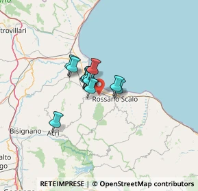 Mappa 87064 Rossano CS, Italia (7.67167)