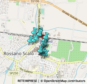 Mappa Viale Luca de Rosis, 87067 Rossano CS, Italia (0.238)