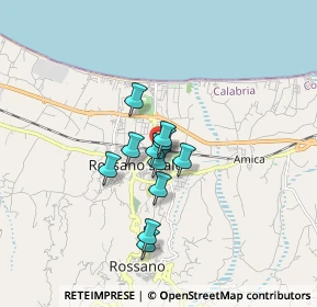 Mappa Viale Luca de Rosis, 87067 Rossano CS, Italia (1.19818)