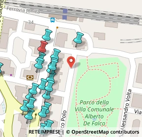 Mappa Viale Luca de Rosis, 87067 Corigliano Calabro CS, Italia (0.08)