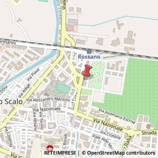 Mappa Viale Luca de Rosis, 13, 87067 Rossano, Cosenza (Calabria)