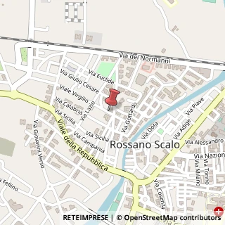 Mappa Viale Virgilio, 2, 87067 Rossano Stazione CS, Italia, 87067 Rossano, Cosenza (Calabria)