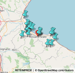 Mappa AREA URBANA, 87064 Corigliano Calabro CS, Italia (10.404)