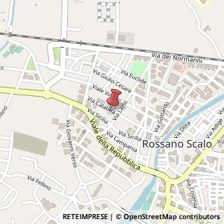 Mappa Via Calabria, 35, 87067 Rossano, Cosenza (Calabria)