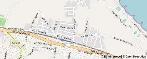 Mappa Crosia