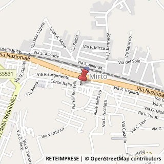 Mappa Via Napoli, 10, 87060 Crosia, Cosenza (Calabria)