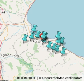 Mappa Via dei Normanni, 87067 Rossano CS, Italia (9)