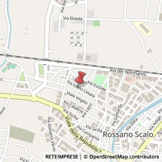 Mappa Viale Giulio Cesare, 43-45, 87067 Rossano, Cosenza (Calabria)