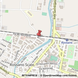 Mappa Via dei Normanni, 272, 87064 Rossano, Cosenza (Calabria)