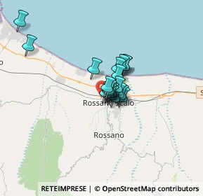 Mappa Via Conca d'Oro, 87067 Rossano CS, Italia (1.947)