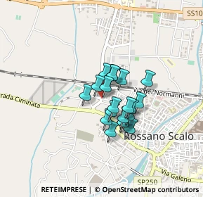 Mappa Via Conca d'Oro, 87067 Rossano CS, Italia (0.2915)