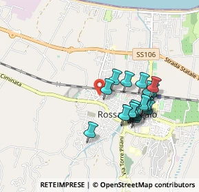 Mappa Via Conca d'Oro, 87067 Rossano CS, Italia (0.854)