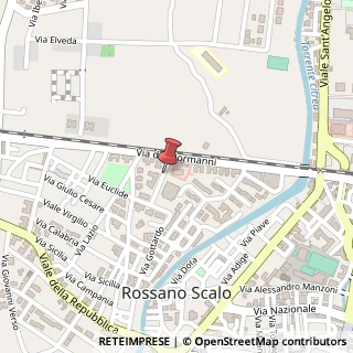 Mappa Via Carmine Gaetano Candiano, 16, 87067 Rossano, Cosenza (Calabria)