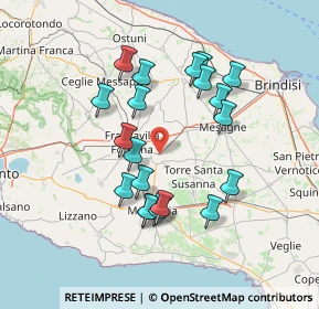 Mappa Via Spirito Santo, 72024 Oria BR, Italia (14.3245)