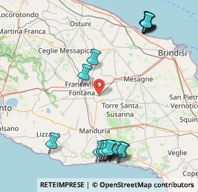 Mappa Via Spirito Santo, 72024 Oria BR, Italia (22.355)