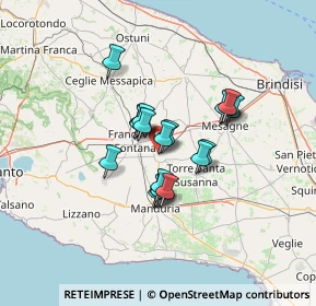 Mappa Via Marsella B. P., 72024 Oria BR, Italia (10.08895)