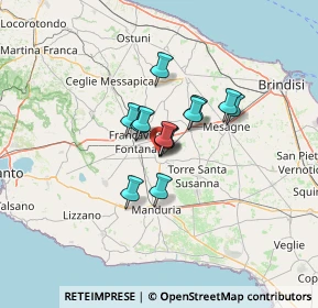 Mappa Via Marsella B. P., 72024 Oria BR, Italia (8.2)