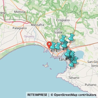 Mappa SS 106, 74100 Taranto TA, Italia (7.11385)