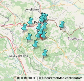 Mappa Strada Provinciale 5 della Sellata, 85010 Abriola PZ, Italia (11.19938)