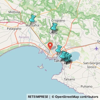 Mappa SS 7, 74121 Taranto TA (7.09545)
