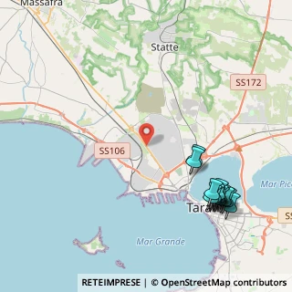 Mappa SS 7, 74121 Taranto TA (5.65846)
