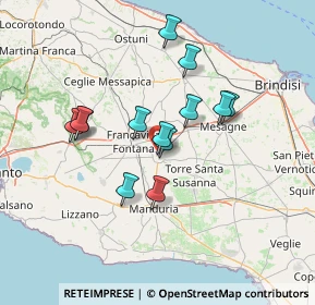 Mappa Via San Lorenzo, 72024 Oria BR, Italia (12.58692)